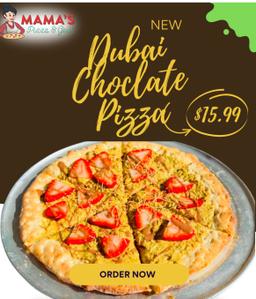 NEW "Dubai Chocolate Pizza"