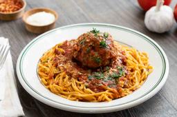 Spaghetti with Grandma's Meatball